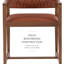 Chaise avec accoudoirs rembourrée Morrow