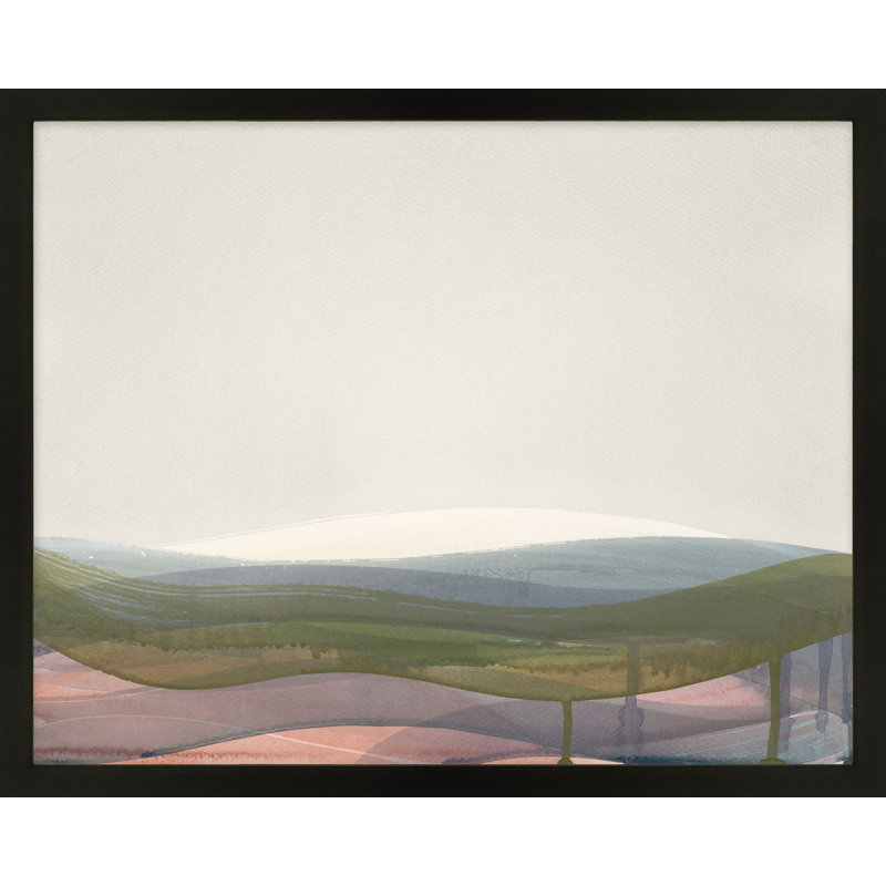 Codi ?Preliminary no. 1? by Beth James - Framed Wall Art, Cadre noir, L 20 po x H 16 po