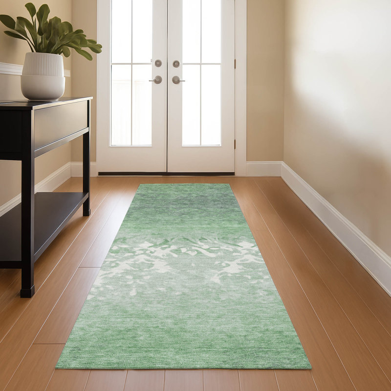 Premium Machine Washable Millbrook AMF1959 Damask Rug, Runner 2'3" x 7'6"