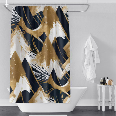 Rideau de douche abstrait Dhruvin