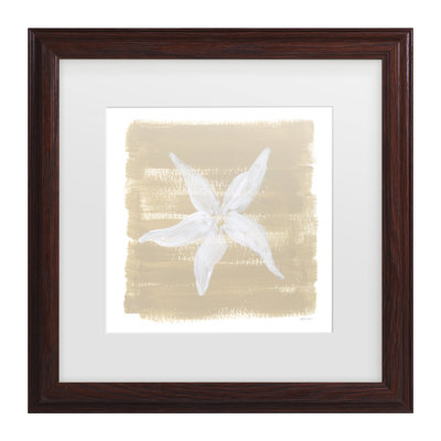 Yvette St. Amant Soft Sea Starfish Matted Framed Art