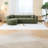Comfortable Modern Sectionals With Green Fabric, Spacious Design For Living Room Apartment
