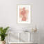 «Camariah Peach Paper Cut Composition No 1» par The MIUUS STUDI, impression sur bois encadrée-101166475