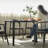 Solid wood craft dining table-805511835