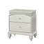 Table de chevet 2 tiroirs Platinum