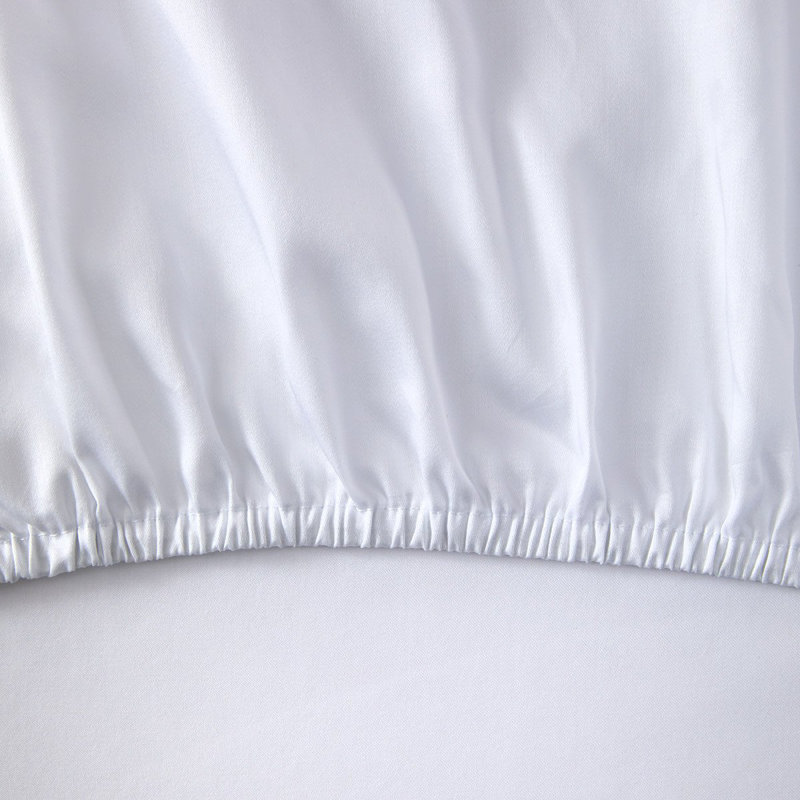 Triomphe 100% Cotton Fitted Sheet, California King Fitted Sheet, White