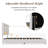 Boucle Bed Frame,Upholstered Bed Frame With Headboard, Surface Cover Soft Cloud Bed Frame Easy Assembly, No Box Spring Required-1804579946-1804579945