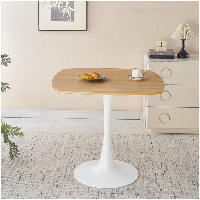 31.5INCH DINING TABLE OAK, White, Oak