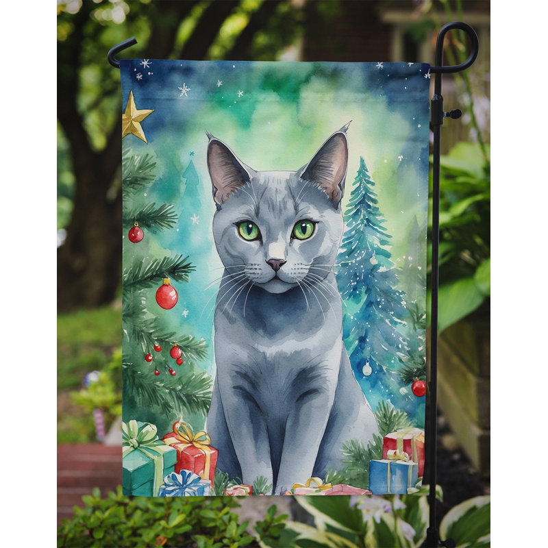 Drapeau de jardin Pixie Bob, Bleu russe