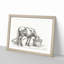 Horse Drinking by Jean Bernard - Picture Frame Drawing Print-55578857-55578856