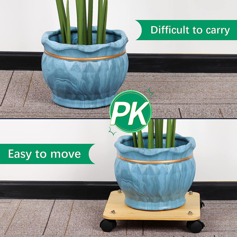 Support pour plante Deran, Brun