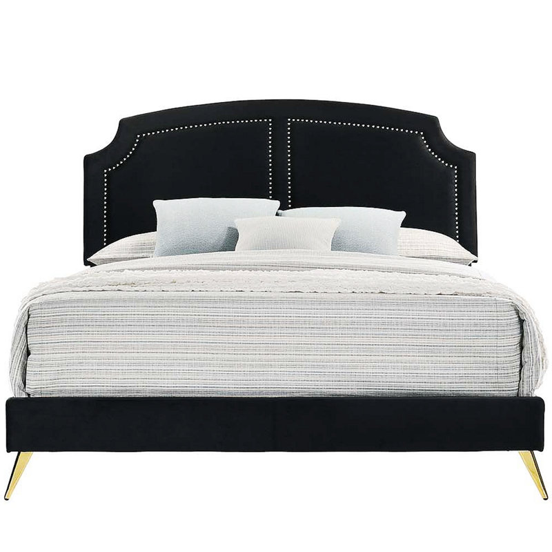 Full / Double Bed Frame, Light Blue