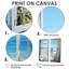 «Coastal Window View By The Beach III» - art mural côtier 2 pièces-1743897690-1743897685-1743897684