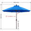 9 FT Patio Olefin® Umbrella-681813156