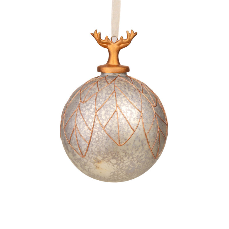 Ornement en forme de fleuron à boules et fleurons de la collection Starlight