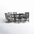 6 - Person Patio Dining Set with Rectangular Table , Cushions Included