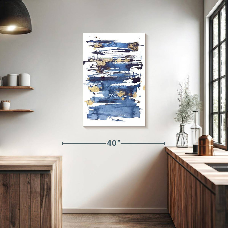 Avery Blue Rapture II, 36" H x 24" W