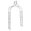 Garden Arch Dark Green 142x37x275 cm Iron
