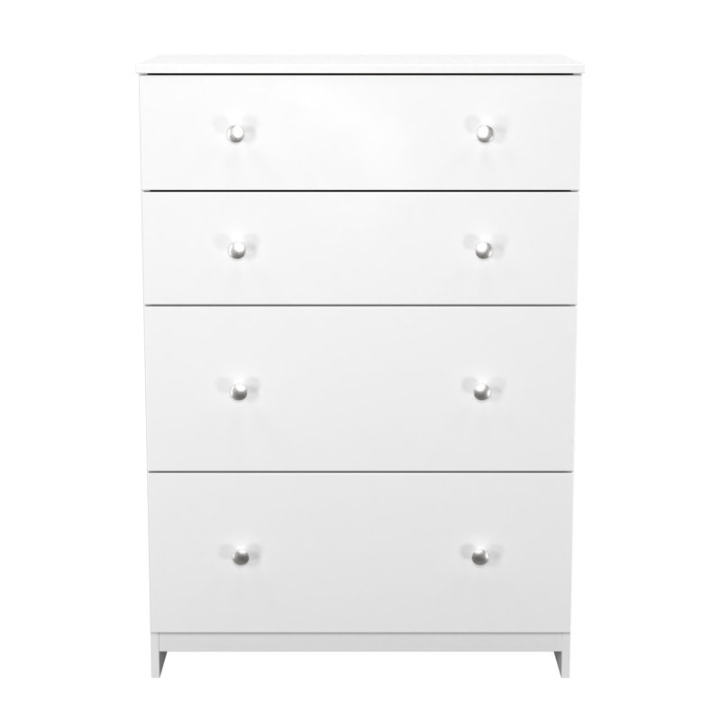 Borth 70cm W 4 - Drawer Chest of Drawers, White