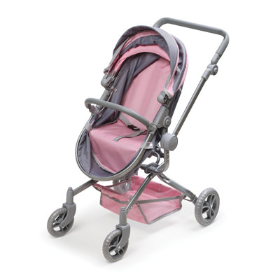 Daydream Multi-Function Single Doll Pram and Stroller