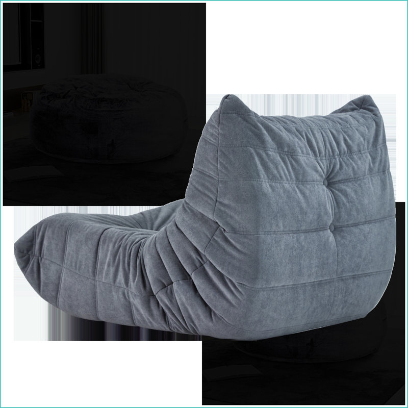 Fauteuil à billes en mousse à mémoire de forme pour adultes - Canapé Fireside pour jeux de bureau à domicile | Mélange de polyester | Courbé