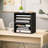 Reagan 3 Tier Paper Organizer Stackable File Organizer and Mail Sorter with Adjustable Storage Shelves-99454562