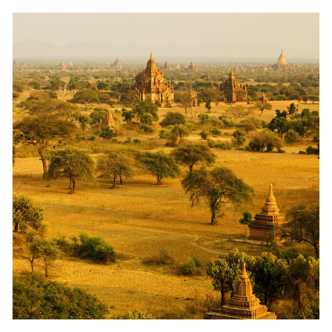 Strukturierte Fototapete Bagan in Myanmar  1,92 m x 192 cm