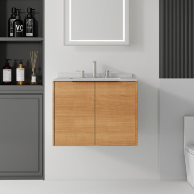 Meuble-lavabo flottant avec lavabo