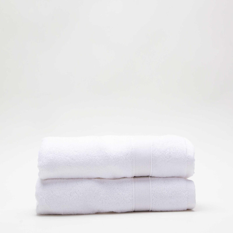 Cotton Hand Towels, White