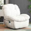 Fauteuil inclinable pivotant zéro gravité avec massage et chaleur - Ensemble de 2 chaises berçantes pivotantes surdimensionnées pour adultes (ensemble de 2)-1472318492