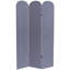 6 Ft. Classic Arch Velvet Room Divider Blue 3 Panel-327438974
