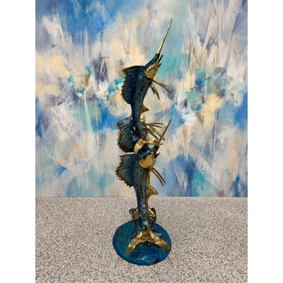 Symphonie des mers, sculpture en bronze coulé