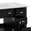 Meuble-lavabo 36 po avec lavabo supérieur et 6 tiroirs, meuble-lavabo simple-946129256