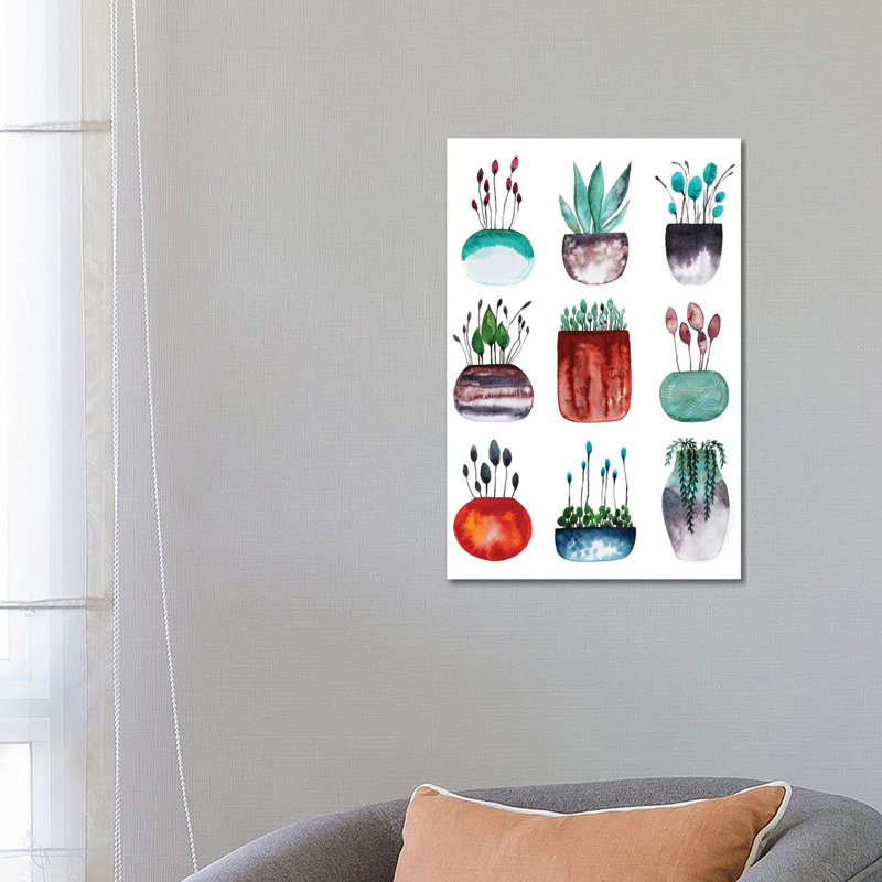 Tiny Collection 1 Piece Wrapped Canvas Painting, 66.04 cm H x 45.72 cm W x 1.91 cm D