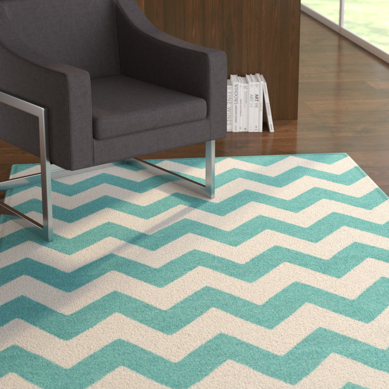 Bangor Wool Chevron Indoor Rug, Rectangle 9' x 12'