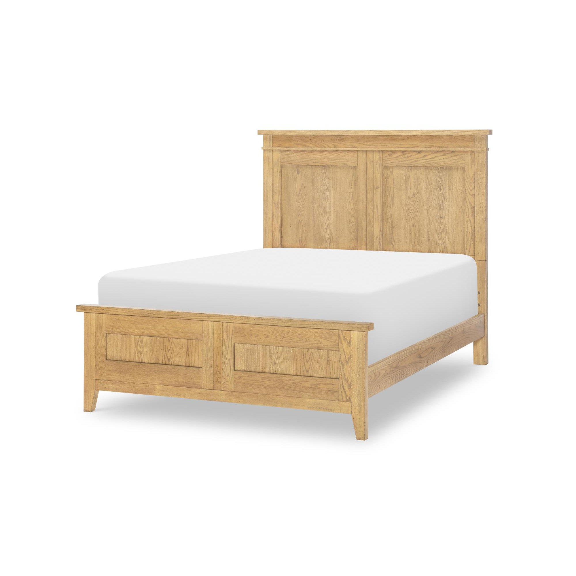 Today's Traditions Complete Panel Bed, Full, Hickory