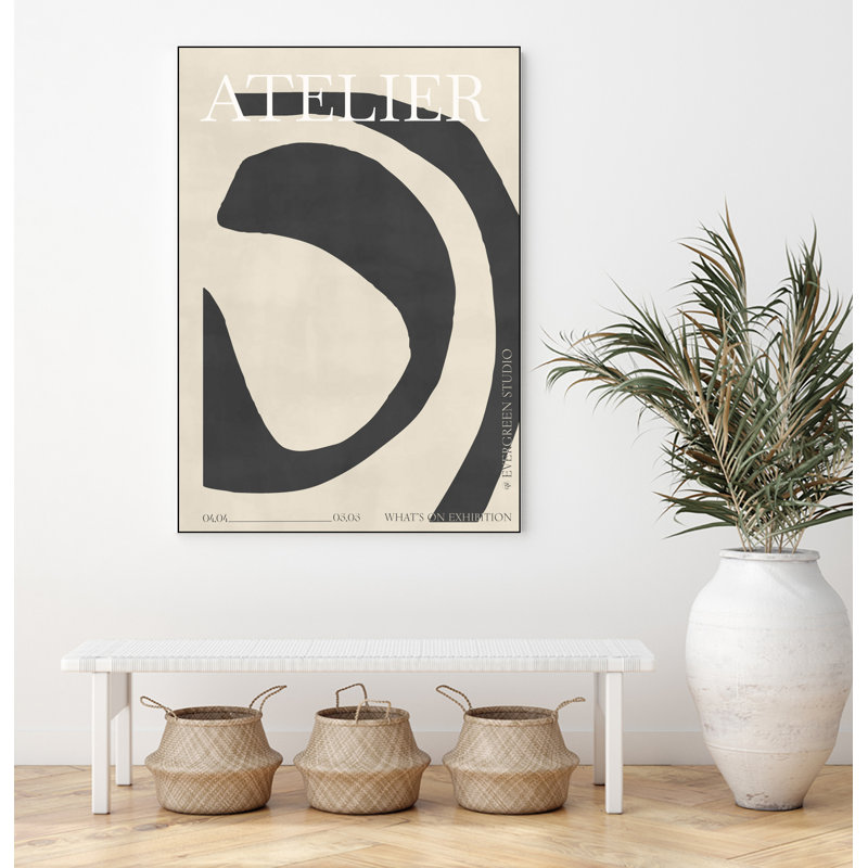 L'atelier' Framed Canvas