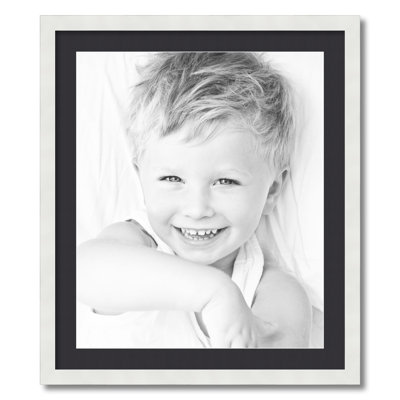 Wood Matte Picture Frame with Mat