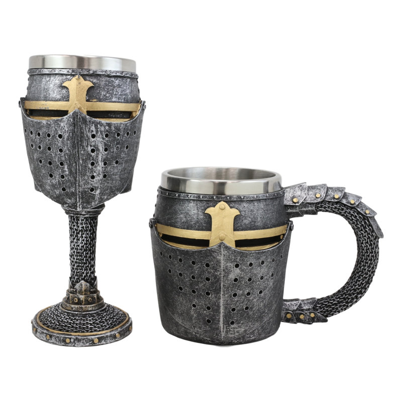 Ensemble de verres assortis en acier inoxydable 2 pièces Rorie