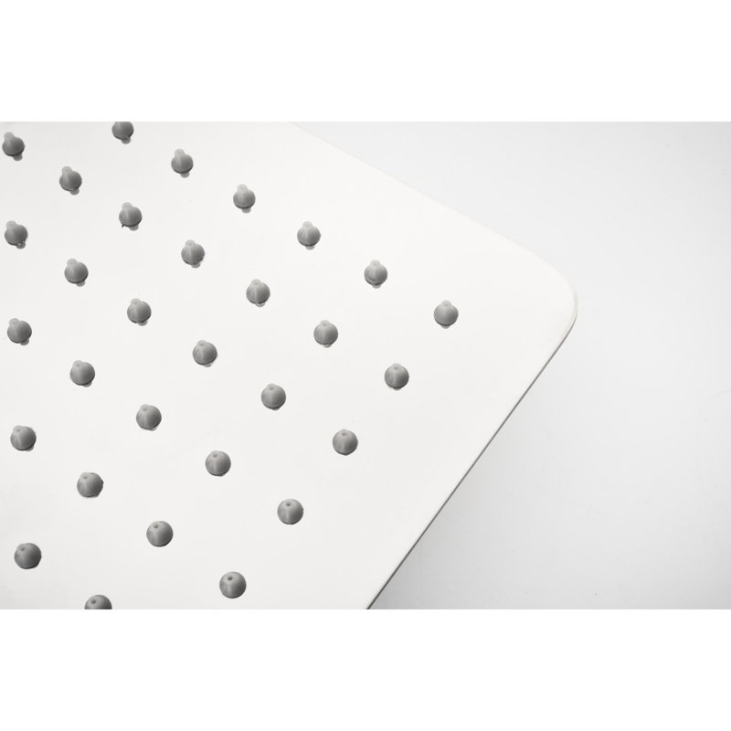 Douche de luxe à fixation murale - Tête de douche de salle de bain avec fonction autonettoyante et corps en laiton, fonction de robinet