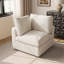 Fauteuil à housse recouverte de tissu-773704427