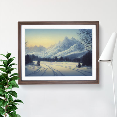 XH1022-10246X Winter Sunrise Mountains Vol.2 - Single Picture Frame Print