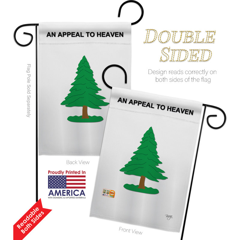 Double Sided 18.5'' H x 13'' W Polyester Flag Set