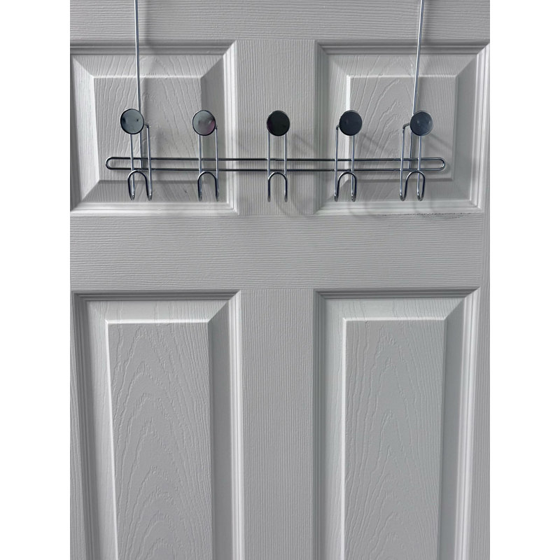 Moretti Storage Hooks Over-the-Door Towel Hook, Polished Chrome