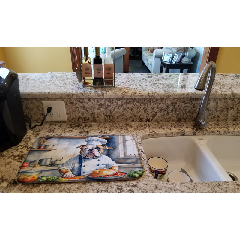 Tapis de séchage American Bulldog The Chef