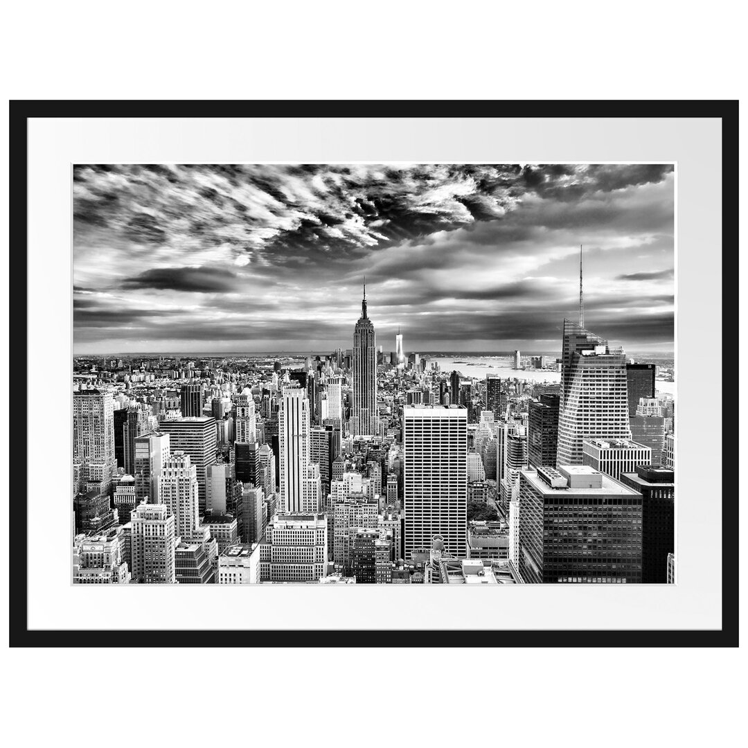 Gerahmtes Poster Skyline New York