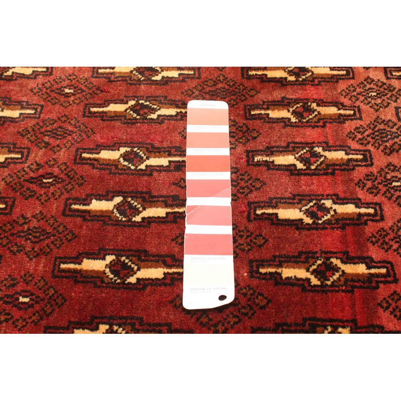 Tapis rouge Teimani 3 pi 1 po x 4 pi 4 po