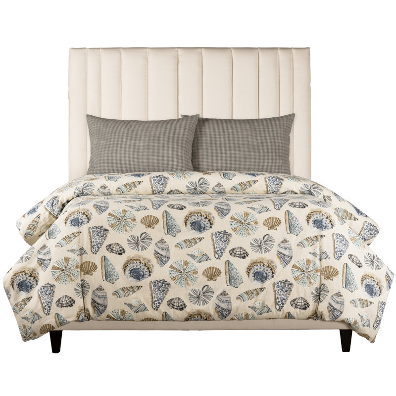 Ensemble de housse de couette de luxe 100% coton Siscovers Longboat Aqua | Fabriqué aux États-Unis