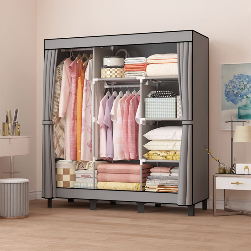 URBNLIVING Metal Wardrobe