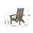 Rustic Design Foldable Adirondack Chair, Patio Chair-2146713767